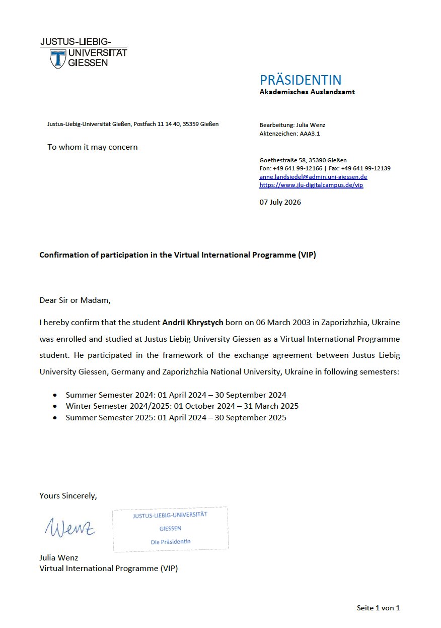JLUG participation certificate